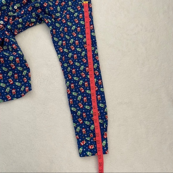 Simon Banks X-Mas print Button down Men's Shirt-S - Picture 9 of 10